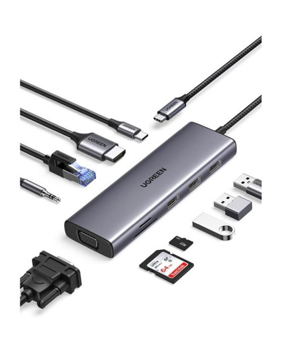 UGREEN USB-C 10-In-1 Multifunction Adapter