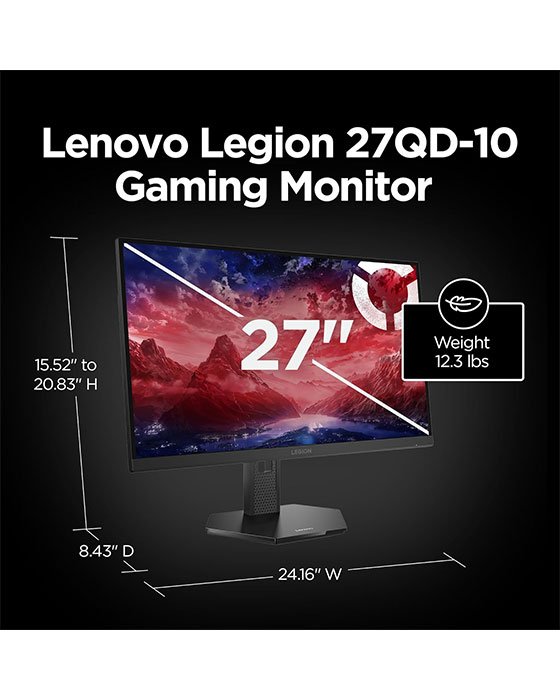 Lenovo Legion 27Q-10 27inch IPS 2K 240Hz Gaming Monitor