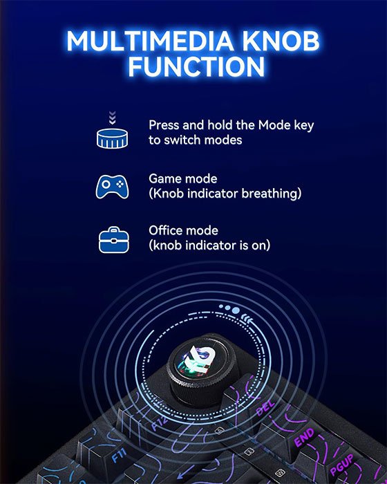 LEOBOG HI75C Pro Gaming Keyboard (BLACK CONTOUR)