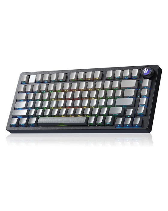 LEOBOG HI75C Pro Gaming Keyboard (Black+Gradient Gray)