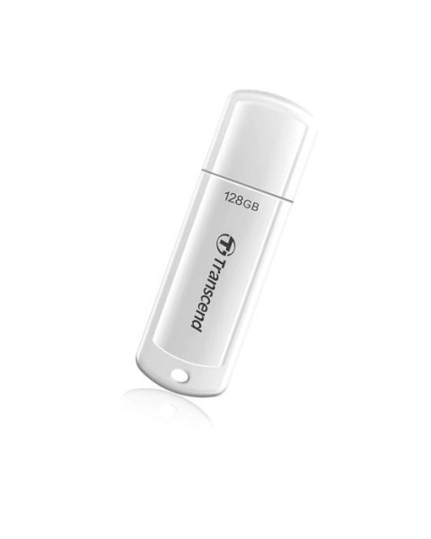 Transcend JetFlash 730 128GB USB Flash Drive USB3.1 White