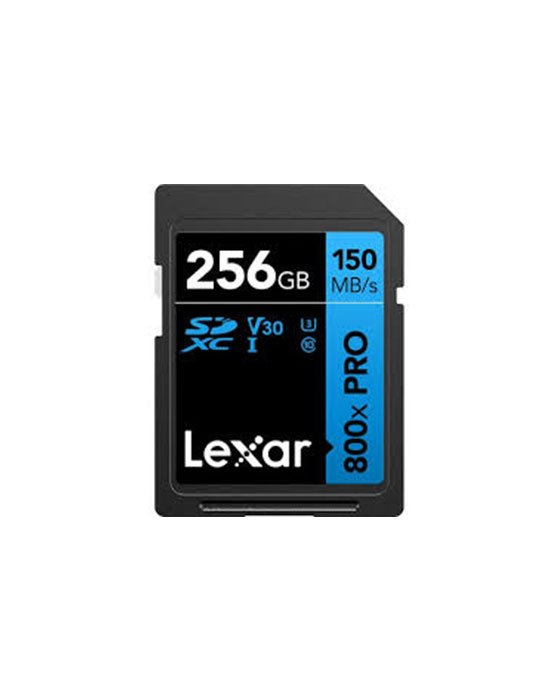 Lexar 256GB 150Mbps High Performance 800x PRO UHSI SDXC Card