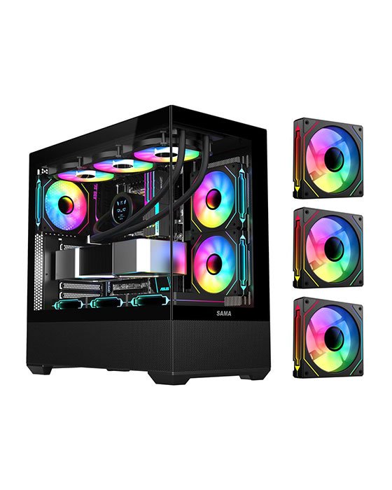 SAMA SV-02 Gaming Case Black