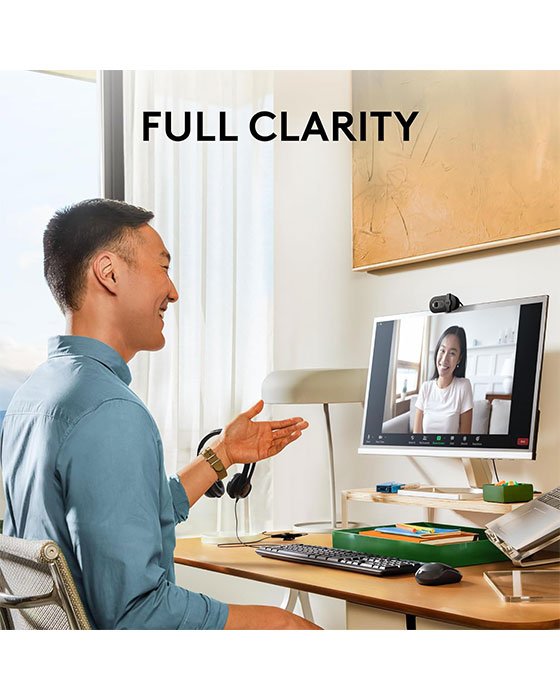 Logitech Brio 100 Black Full HD 1080p Webcam