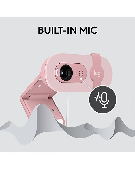 Logitech Brio 100 Rose Full HD Webcam