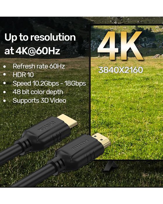 UNITEK 5M 4K 60Hz 2,0 HDMI Cable