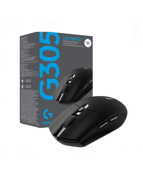Logitech G305 Lightspeed Wireless Gaming Mouse (Black)