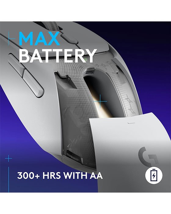 Logitech G309 Lightspeed Wireless Gaming Mouse (White)