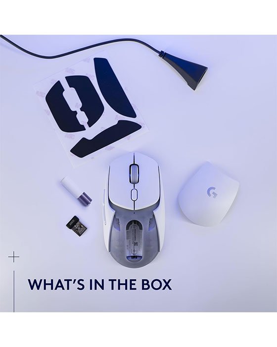 Logitech G309 Lightspeed Wireless Gaming Mouse (White)