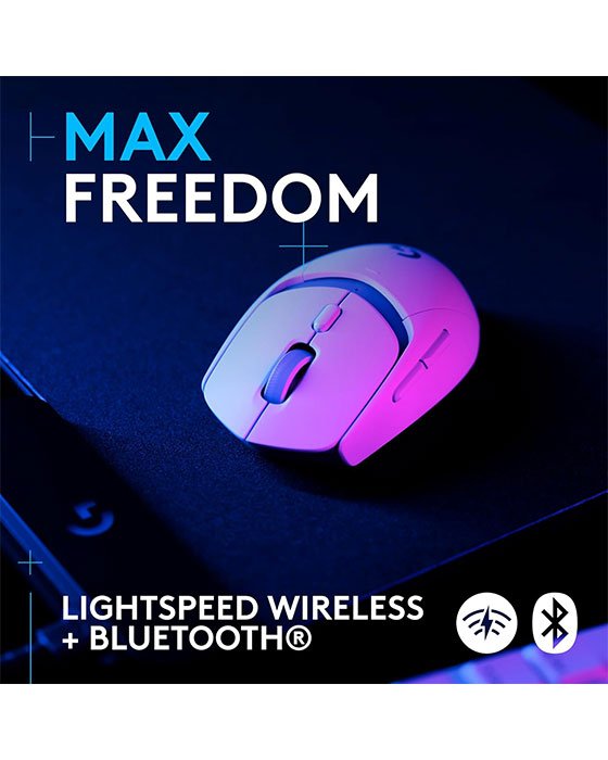 Logitech G309 Lightspeed Wireless Gaming Mouse (White)