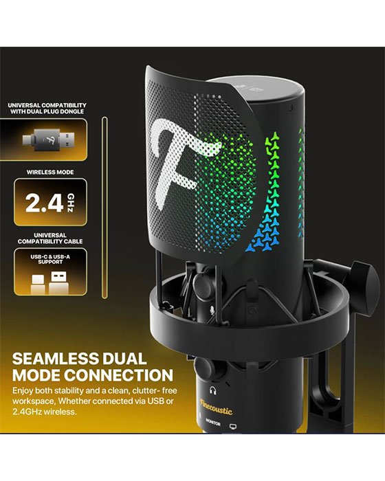 Fantech Finecoustic UFM1 RESONO Condenser Wireless Microphone