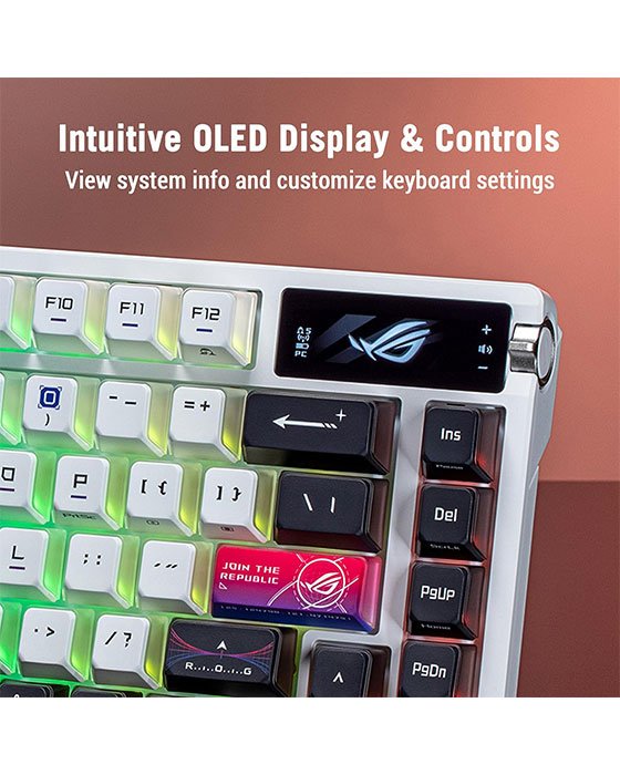 ASUS ROG Azoth X 75% custom gaming keyboard