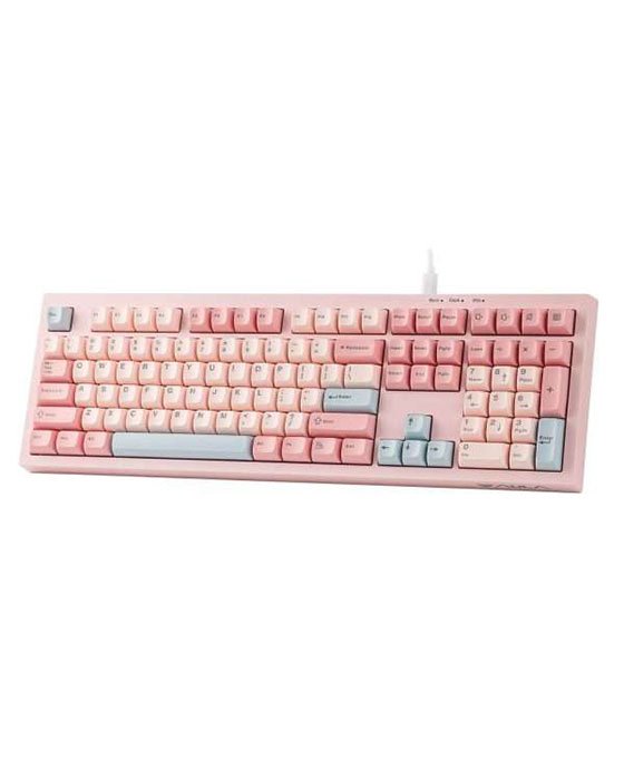 AULA S102 Wired Membrane Gaming Keyboard (Pink)