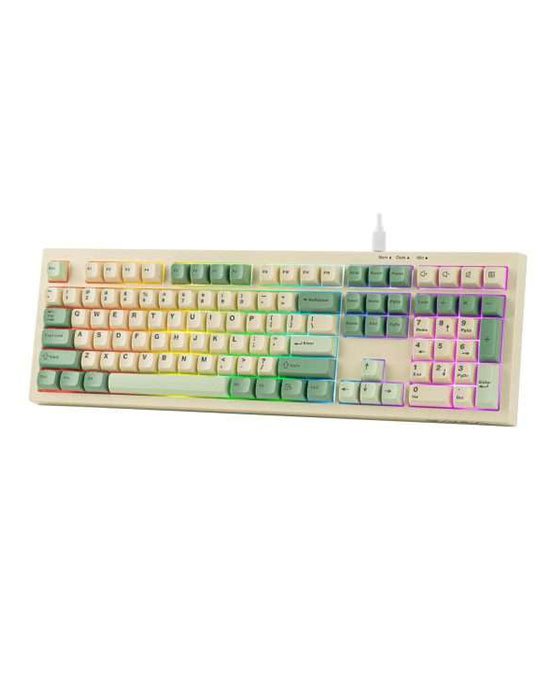 AULA S102 Wired Membrane Gaming Keyboard (Green)