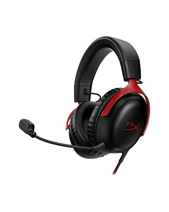HyperX Cloud 3 Wired Gaming Headset (Black/Red)