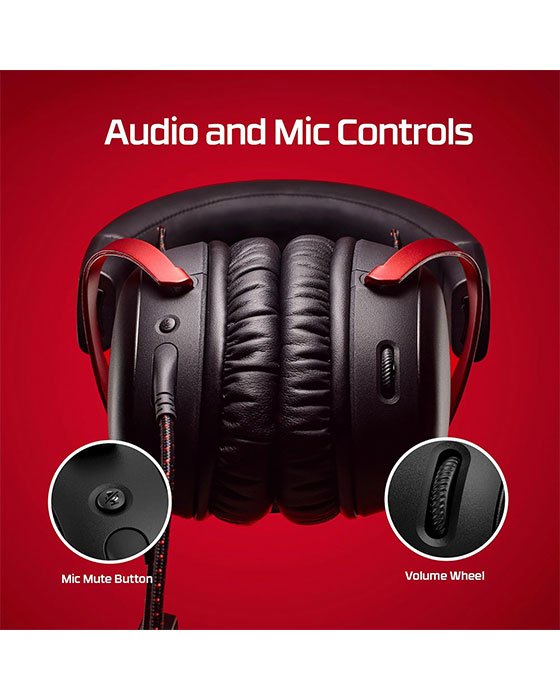 HyperX Cloud 3 Wired Gaming Headset (Black/Red)