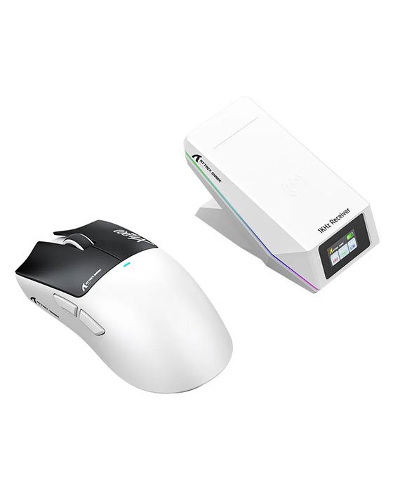 Attack Shark X11 Pro V2 Tri Mode Gaming Mouse (White)