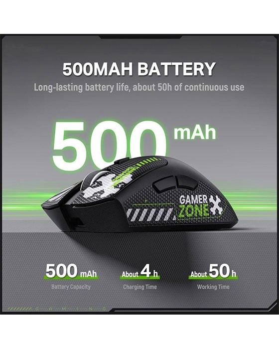 ONIKUMA DM01 Tri-Mode RGB Wireless Gaming Mouse (Black)