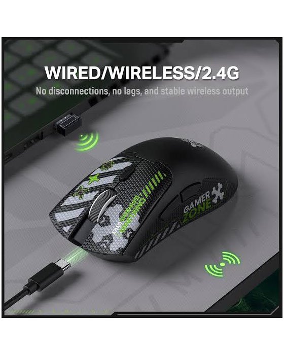 ONIKUMA DM01 Tri-Mode RGB Wireless Gaming Mouse (Black)