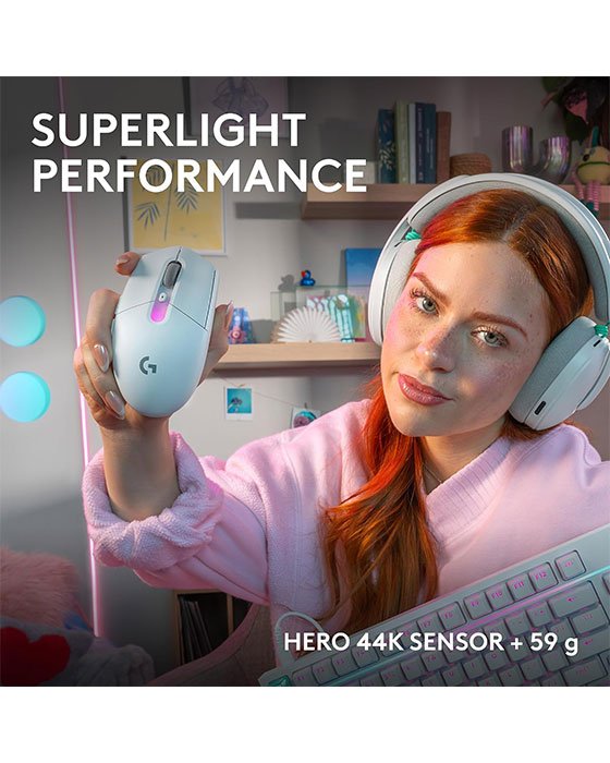 Logitech G304 X SUPERLIGHT LIGHTSPEED Wireless Gaming Mouse White
