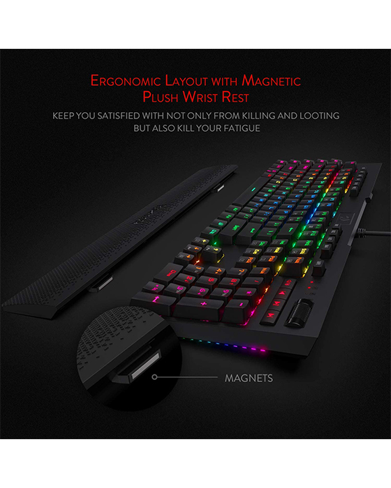 Redragon K586 PRO Brahma RGB Mechanical Gaming Keyboard