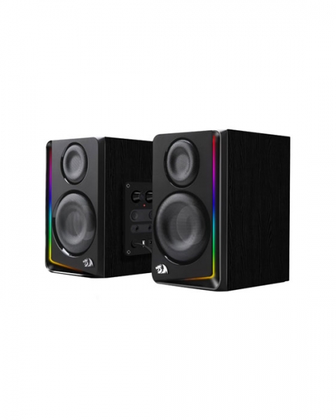 Redragon GS812 Wireless RGB Wooden Desktop Speakers