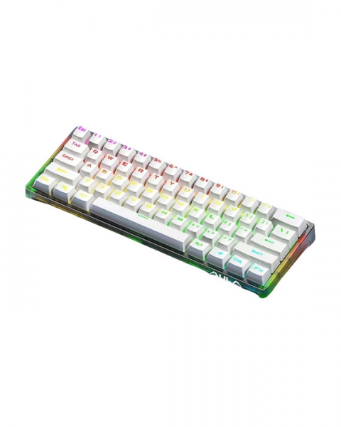 AULA F3261 Wireless Bluetooth Tri-mode RGB Mechanical Keyboard​​ (White)