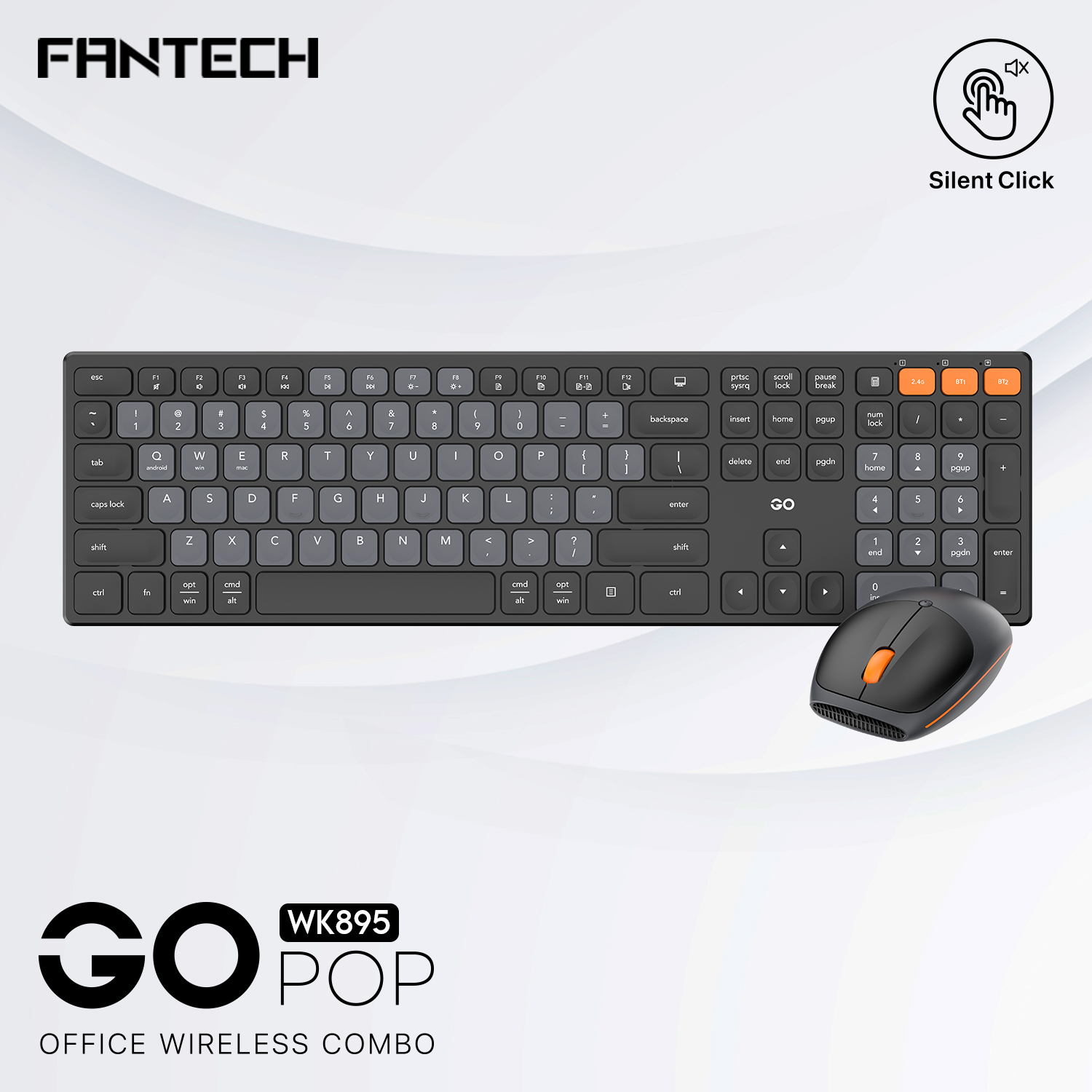 FANTECH WK895 MOUSE KEY COMBO BLACK