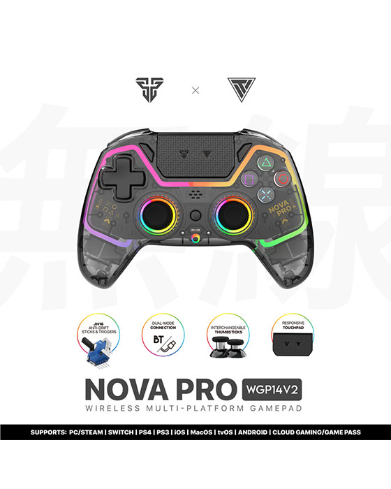 Fantech WGP14 v2 NOVA Pro Multi Platform Gamepad BLACK