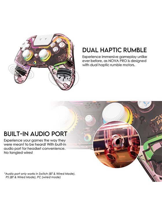 Fantech WGP14 v2 NOVA Pro Multi Platform Gamepad PINK