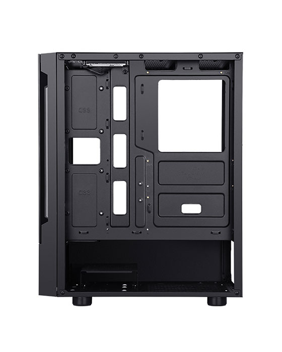 SAMA X7 Glass Gaming Case Black