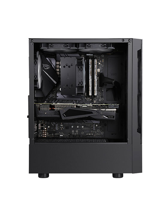 SAMA X7 Glass Gaming Case Black