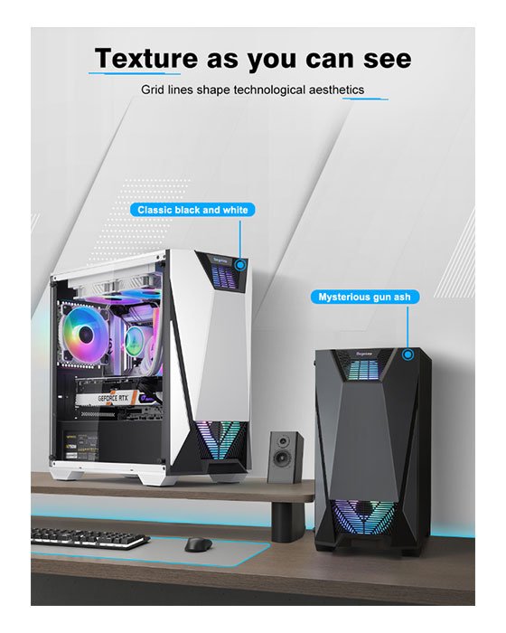 Segotep AXE100 WHITE GAMING CASE