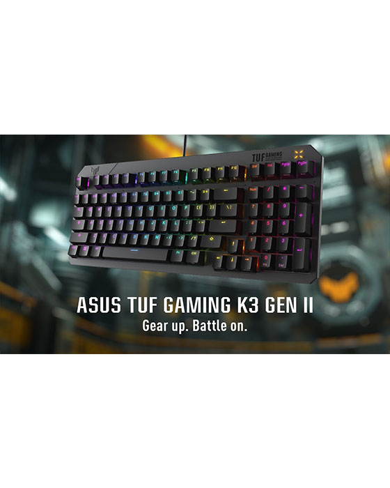 ASUS TUF Gaming K3 RGB Gen II mechanical keyboard