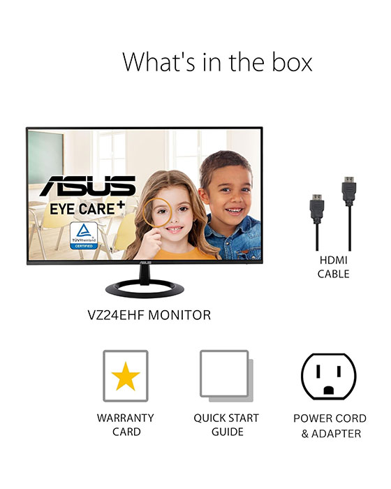 Asus VZ24EHF Eye Care Gaming Monitor