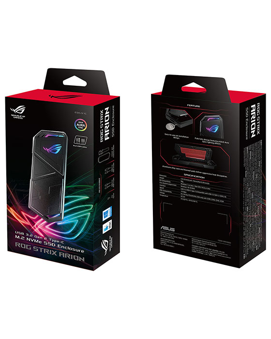 ROG Strix Arion M.2 NVMe SSD Enclosure