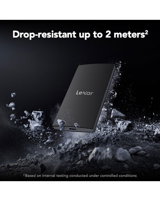 Lexar SL300 Portable SSD 2TB Black