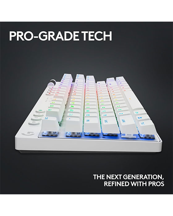 Logitech G PRO X TKL LIGHTSPEED Gaming Keyboard WHITE