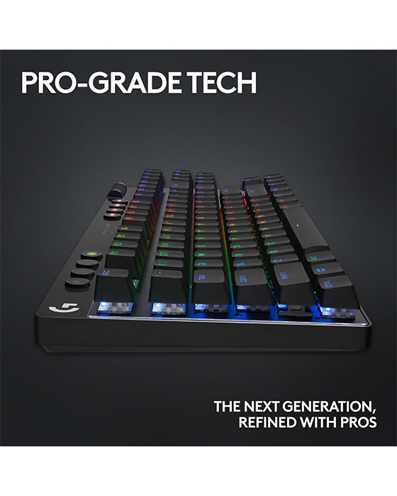 Logitech G PRO X TKL LIGHTSPEED Gaming Keyboard Black