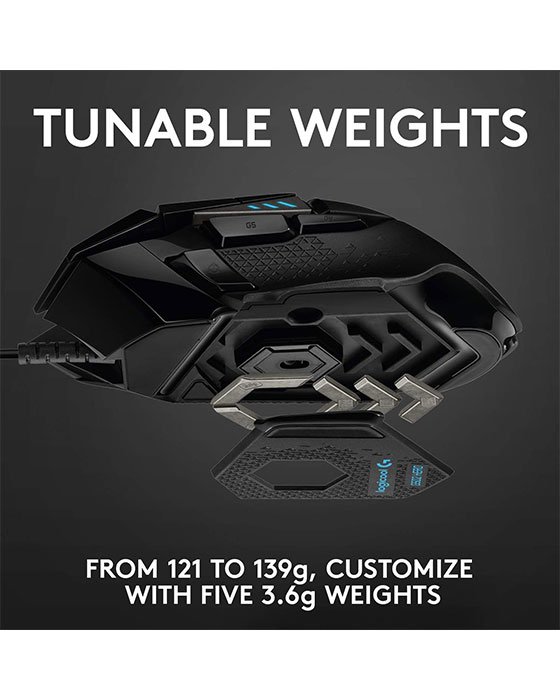 Logitech G502 HERO High Performance Wired Gaming Mouse