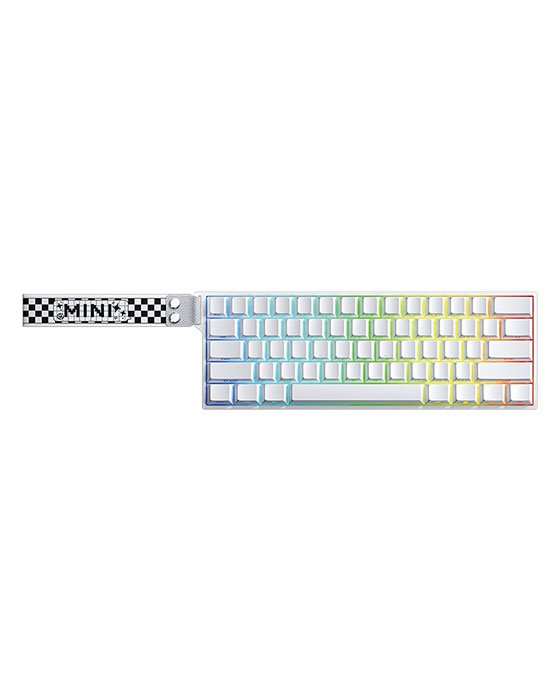 Aula Mini60HE Pro Wireless+Bluetooth Magnetic Keyboard (White)