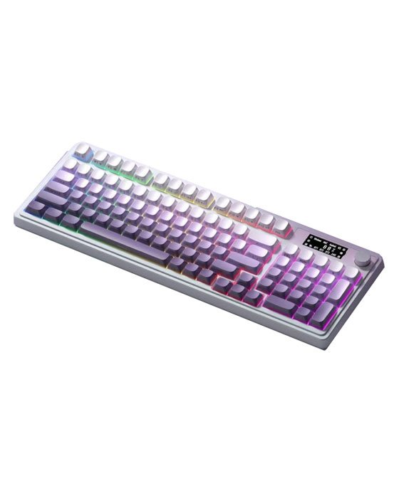 Aula S99 Pro Wireless + Bluetooth RGB Gaming Keyboard (Gradient Purple)