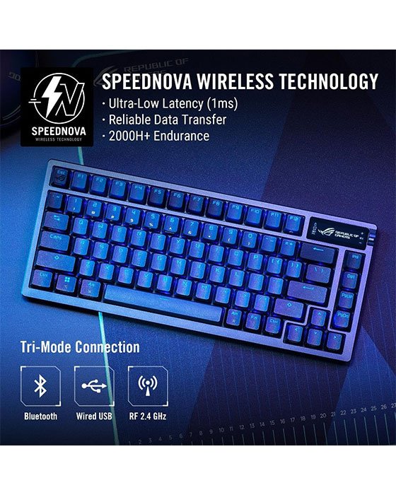 ASUS M701 ROG Azoth Gaming Keyboard Black